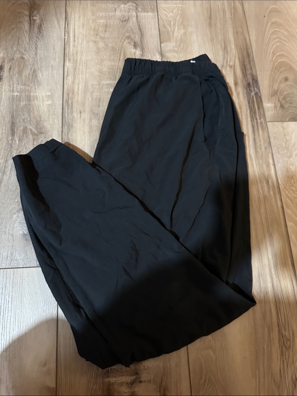 adidas Black Elastic-Waist Joggers